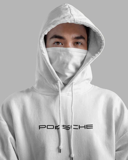 Men's Porshe 911| Graphic Print white Hooide Porshe 911